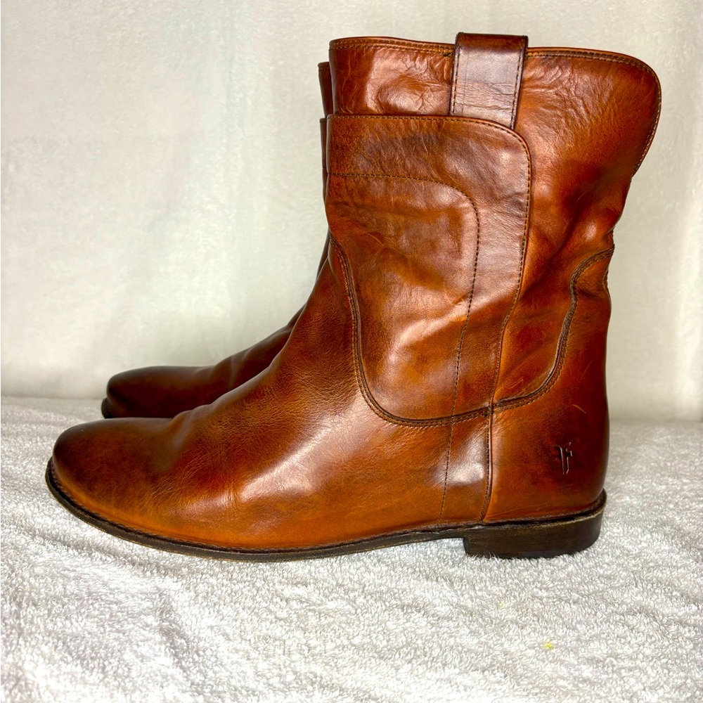 Frye Paige Short Boots women’s 11b redwood leather